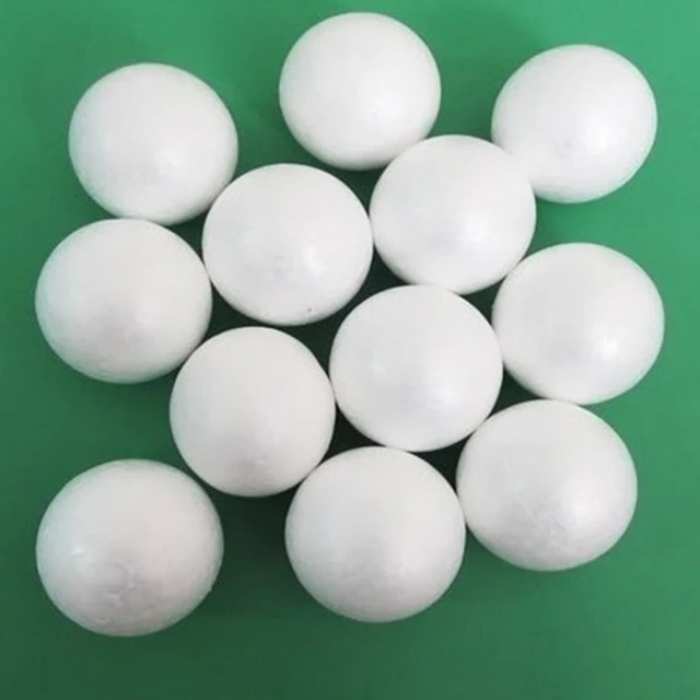 10/50/100PCS DIY Round Styrofoam Balls Christmas Ball White Modelling Polystyrene  Foam Craft Balls Christmas Decorations Wedding - AliExpress