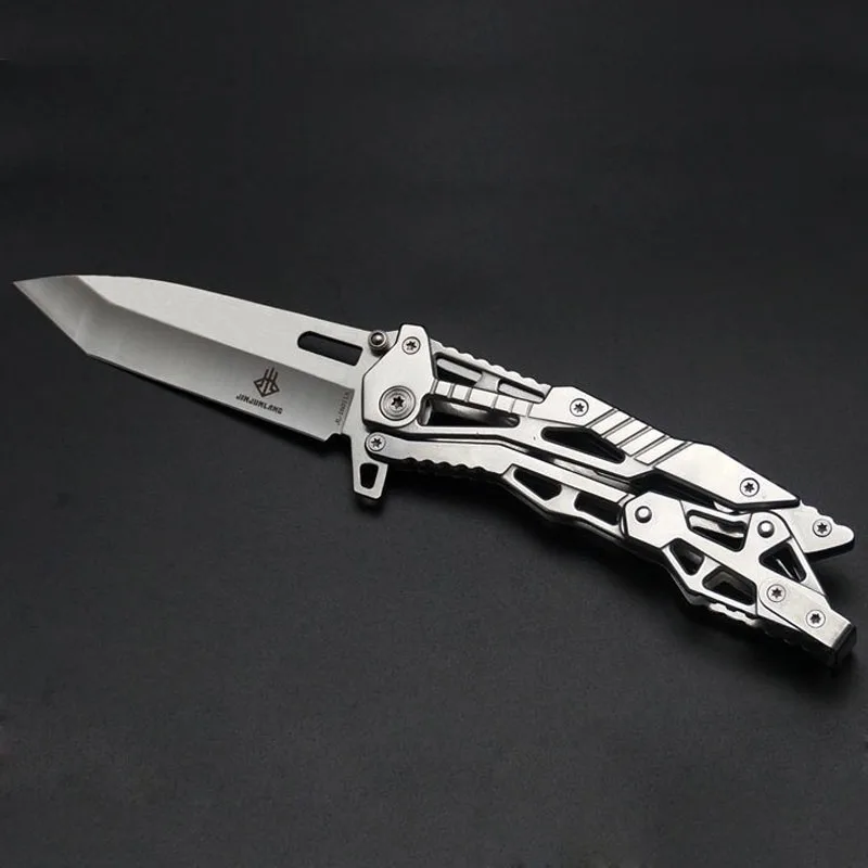 Походный боевой полностью стальной защитный Тактический Knif высокой твердости портативный складной нож для выживания спасательный EDC инструмент саблей