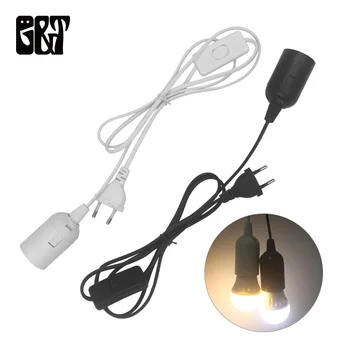 

Light Bulb Socket Hanging Pendant Cord Cable LED Light Fixture Lamp Bulb Socket Cord Adapter With Switch US/EURO Plug