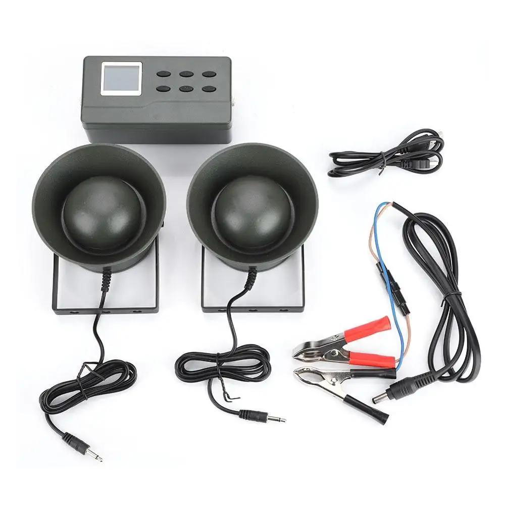 

PDDHKK Hunting Decoys Bird Caller With 35W 12V 150dB Double Loud Speaker Mp3 Bird Hunting Sound Amplifier Portable Bird Trap