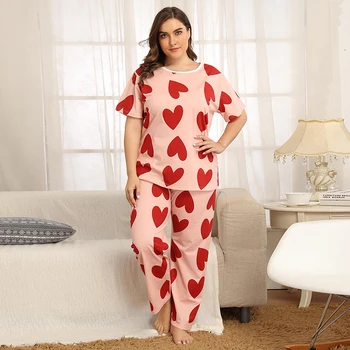 

MUKATU 2 Pieces Sleepwear Pajamas for Women Sexy Lingerie Pajama Set Women Satin Silk Pajamas Soft Sleepwear Plus Size Pijama