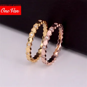 

2020 beehive Multi Size simple stainless steel hot selling fashion women's ring