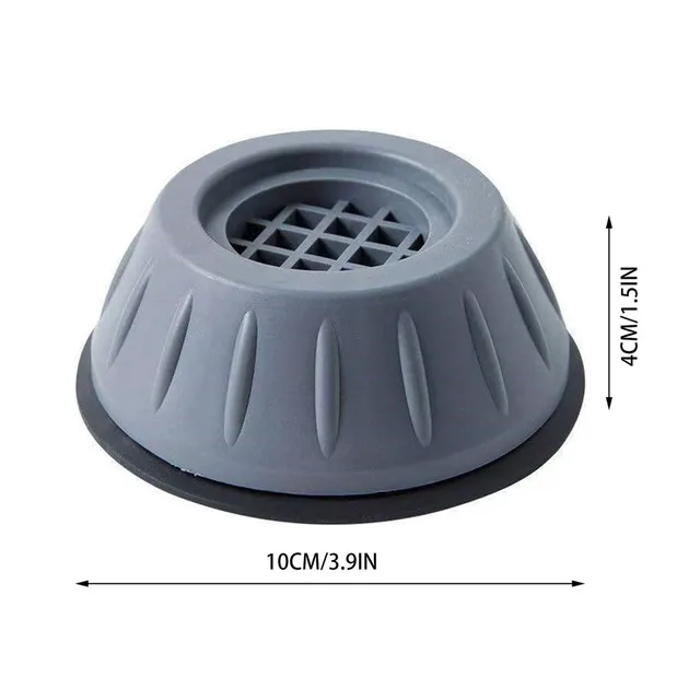 1/2/4PCS of Anti Vibration Pads Washing Machine Silent Rubber Feet Refrigerator Base Fixed Non-slip Foot Pad Bracket Accessories 1PC-10CM