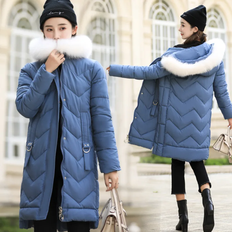 Abrigos Mujer Invierno новая Парка хлопковая стеганая куртка с капюшоном теплая зимняя куртка для женщин однотонное зимнее пальто для женщин s