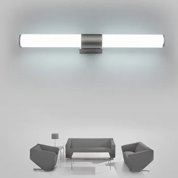 

12/16/22 W Bathroom Modern Wall Led Light LED Light Acrylic Toilet Soft Metal Base Warm White Cabinet Fixture