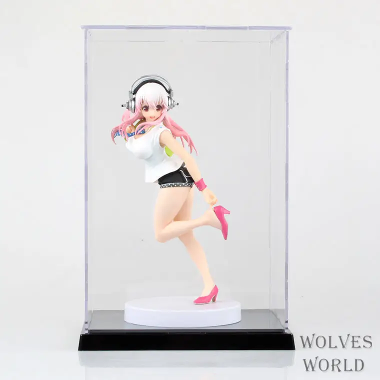 

Cover Dustproof Box Organic Glass Acrylic Transparent Assembled Garage Kit Display Display Box 125*165*245