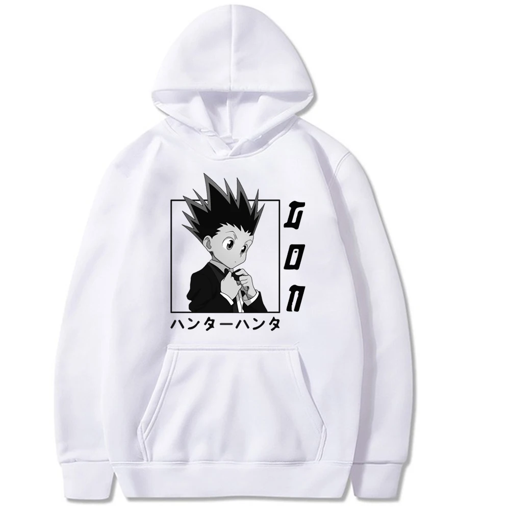 Hunter X Hunter Gon Freecss Eyes Men's Black Hoodie-Small