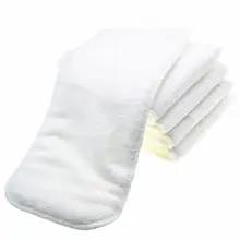 Couche culotte en bambou lavable réutilisable, pour tissu de poche, doublures à langer, chaque insert, vente en gros, tapis de couche pour bébé