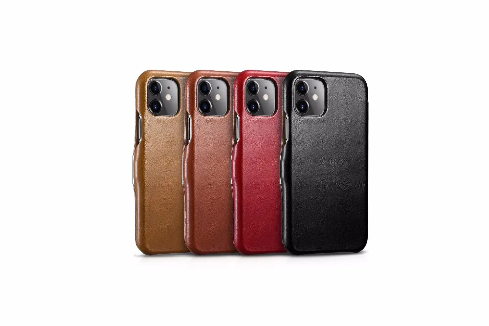 ICARER высокое качество премиум натуральная Кожа винтажный откидной Чехол для iPhone 11 кожаный флип чехол 6,1 дюймов