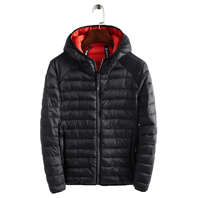 

New 2019 Winter Ultralight Mens Cotton Down Jackets Lightweight Overcoats Casual Classic Coats For Male Plus Size S-xxxl Jacket