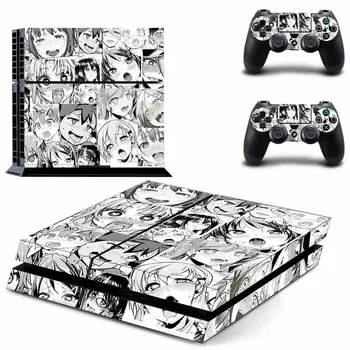 

Anime Cute Girl PS4 Skin Sticker Decal for Sony PlayStation 4 Console and 2 Controller Skin PS4 Sticker Vinyl