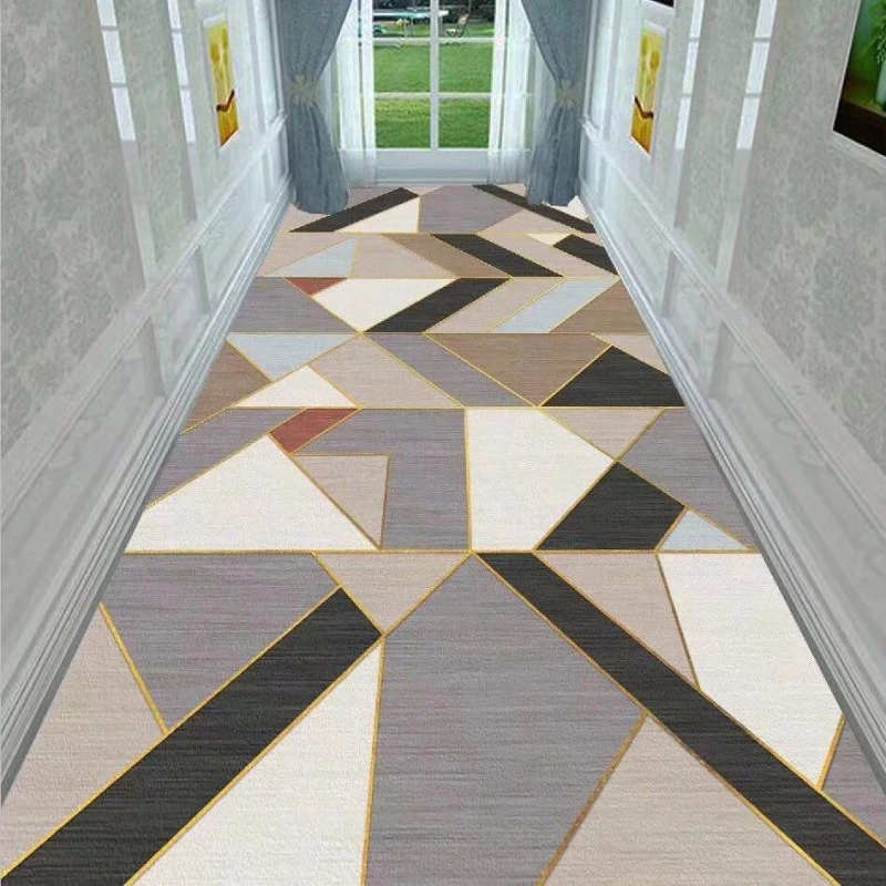 3D перо скандинавские лестницы ковры европейские коврики для прихожей отеля длинные бегуны ковры домашний вход/коридор/прохода вечерние коврики