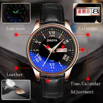 

XIANYA men's watch waterproof fashion 2019 new Korean version of the trend of students luminous quartz watch men's watch