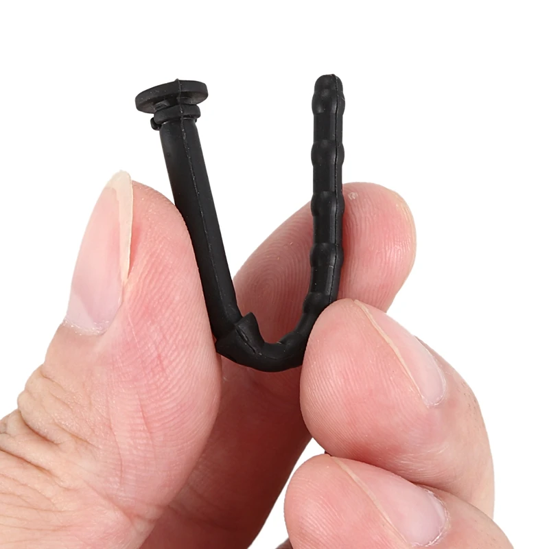 Черный PC Вентилятор резиновый винт демпфирующий гвоздь Вибрация амортизирующий винт штифт заклепка