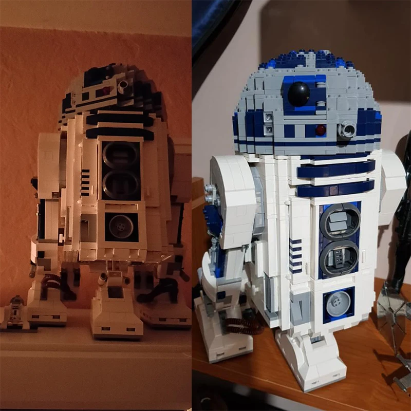 

05043 Star Wars Space Out of Print The R2-D2 Robot Set Model Building Blocks 2127pcs Bricks Toys Compatible With 10225 35009
