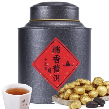 

2020 Yunnan,China Xiaotuocha Glutinous Fragrance Ripe Pu'er Tea Ancient Tree Tea for Cellulite and Promote Digestion