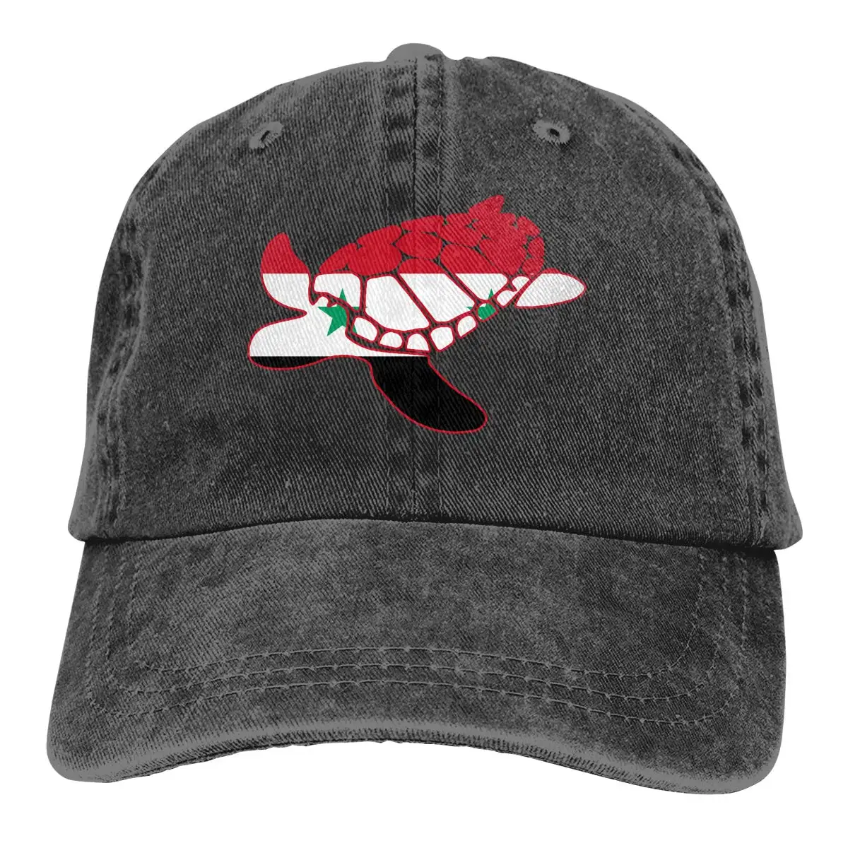 Сирийский флаг морская черепаха Для Мужчин's Для женщин Регулируемый Бейсбол Кепки s меланжевый джинсовый хип-хоп Кепки