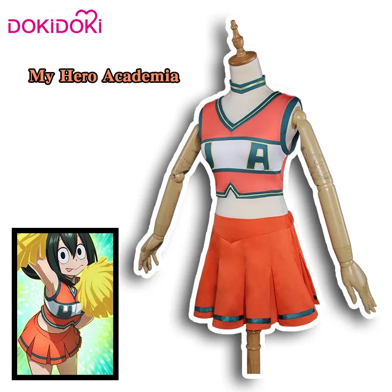 

DokiDoki Anime Cosplay My Hero Academia Boku No Hero Academia Cosplay Costume Cheerleader Uniform Girls