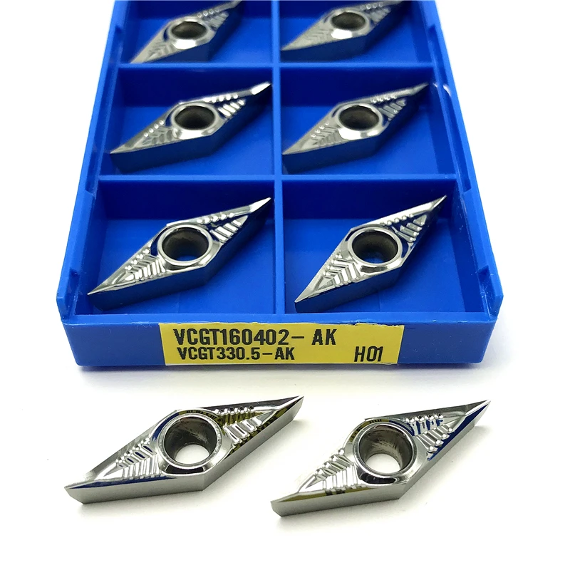 알루미늄 인서트 내부 선삭 공구, CNC 선반 공구, 고품질 알루미늄 구리 공구, VCGT160402 VCGT160404 VCGT160408 AK H01