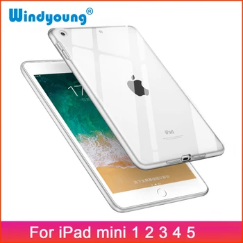 

For iPad Mini 1 2 3 4 5 Case TPU Soft Clear Bumper Cover Case for iPad Mini 7.9" Ultra Thin Transparent Silicon Case for mini 5