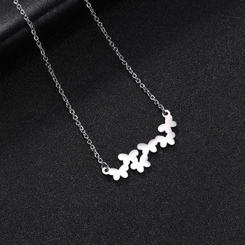 

EUEAVAN 10pcs Viking Butterfly Star Pentagram Pendant Necklace Women Stainless Steel Jewelry Gift For Friend Or Lover