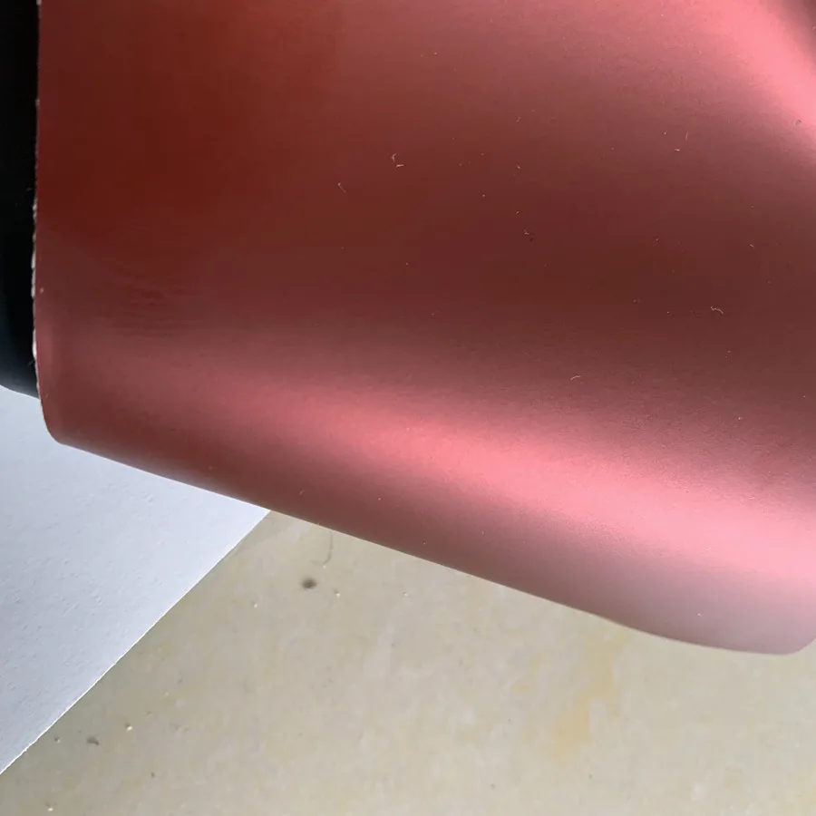 wine red ceramic satin chrome vinyl car wrap film car stickers  (6)