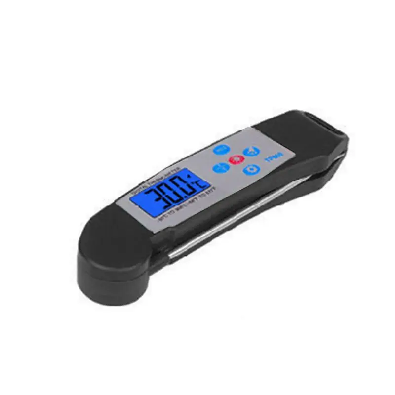 Digital Food Thermometer Long Probe Large LCD Display Instant Read for BBQ