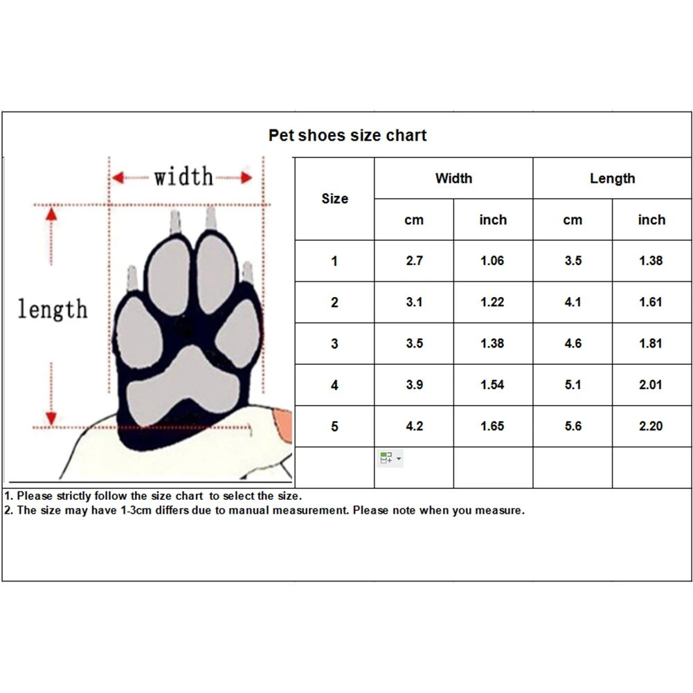 4 Pcs Winter pet dog shoes Waterproof Dog Boots Pet Anti Skid Shoes Warm Skid Proof Sneakers Paw Protectors N F1