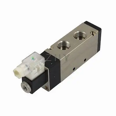 

DC 24V 3W 125mA 2 Position 5 Way G1/2" Exhaust Electromagnetic Solenoid Valve
