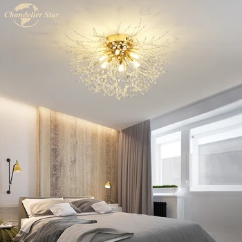 

Modern LED Crystal Chandeliers Lighting for Living Room Dining Room Bedroom Pendant Hanging Lamp Ceiling Lights