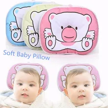 

Soft Candy Color Baby Newborn Little Bear Oval Shape Infant Anti-Roll Infant Bedding Shaping Pillow
