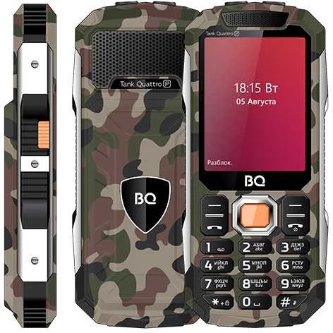 Мобильный телефон BQ Tank Quattro Power 2817 камуфляж | Мобильные телефоны и аксессуары