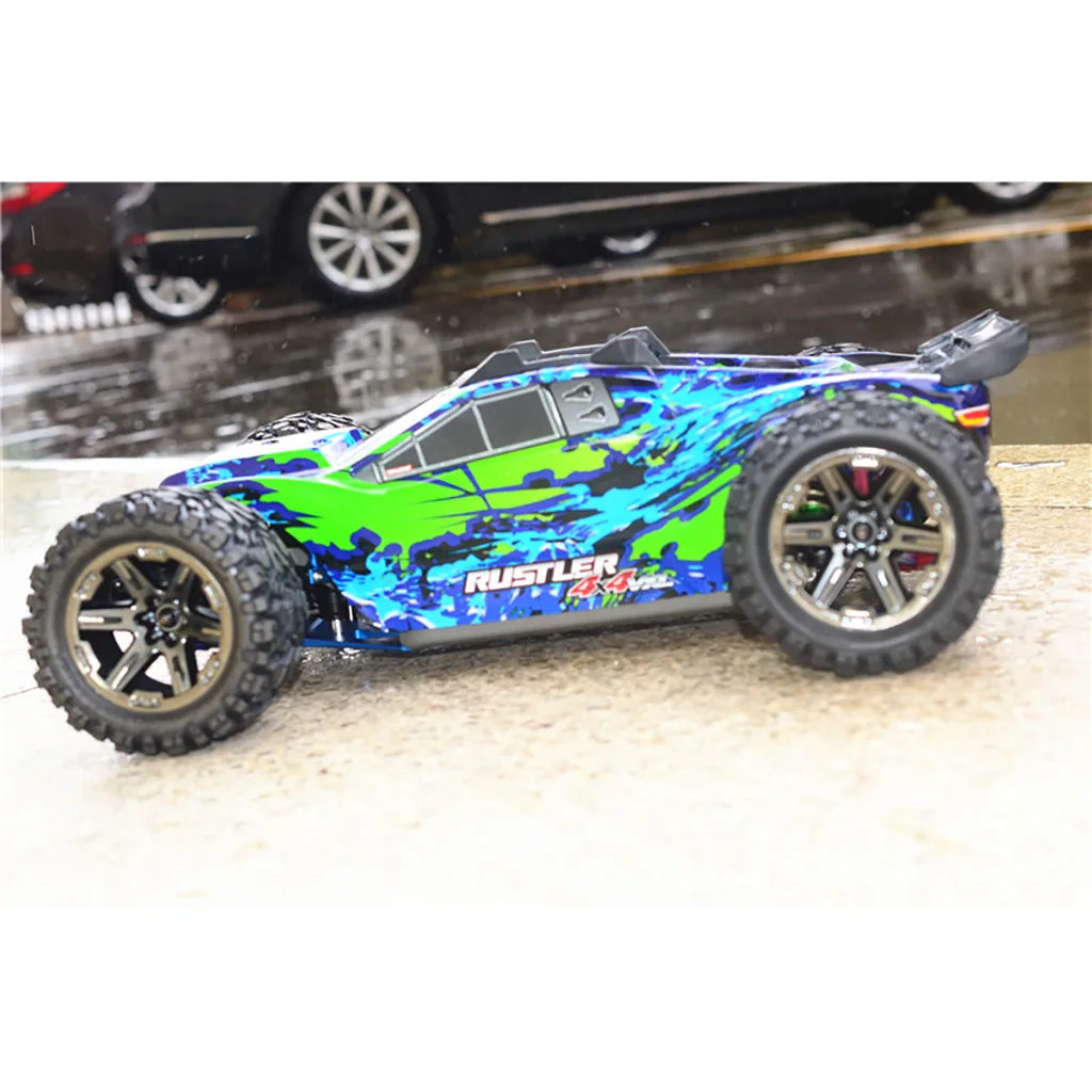 Алюминиевый передний/задний Регулируемый пружинный демпфер для TRAXXAS RUSTLER 4X4 SLASH 1/10 RC автомобиля