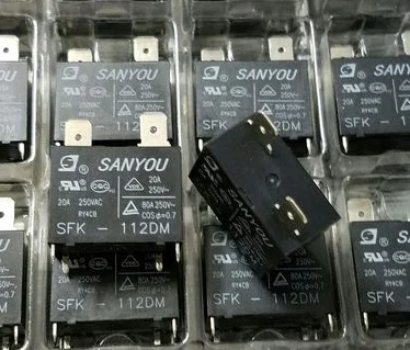 10 шт./лот 100% оригинальное SANYOU реле SFK 112DM 12V 20A 250VAC для кондиционера DC мини мощности|Реле| |