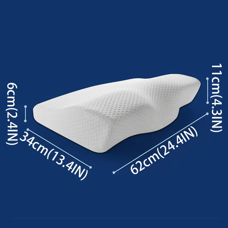 Ортопедическая подушка однотонная подушка с памятью мягкая и дышащая Ортопедическая подушка для сна BE47004