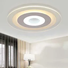 WIFI Stepless Dimming Fashion Led Round Living Room Ultrathin Home Decor Lamp Night Modern 200mm Ceiling Light Acrylic Bedroom