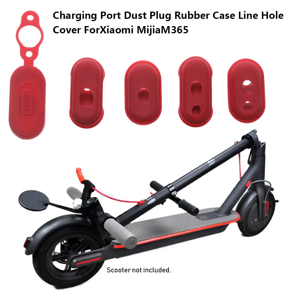 Rubber Port-Cover Skateboard-Accessories Scooter-Parts Xiaomi M365 Electric for Charge