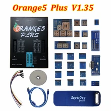 OEM Orange5 plus v1.35 программатор устройства оранжевый 5 с полным адаптером Улучшенная функция программного обеспечения оранжевый 5 плюс с USB dongle