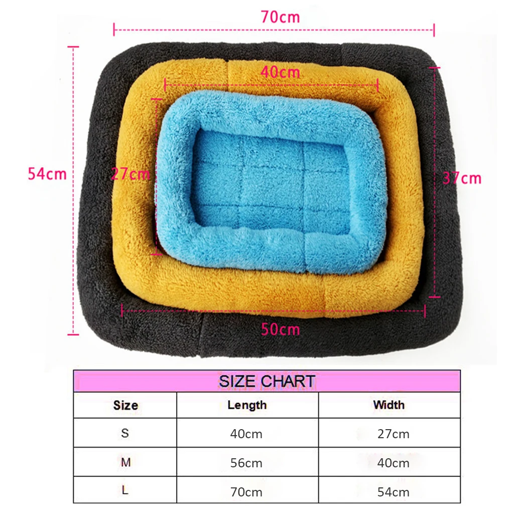 Winter Large Pet Dog Cat Bed Soft Thicken Fleece Warm Dog Sofa Kennel Mat Multifunction Puppy 1 Winter Large Pet Dog Cat Bed Soft Thicken Fleece Warm Dog Sofa Kennel Mat Multifunction Puppy 5