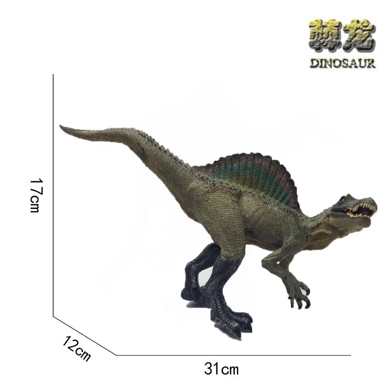 

Children Dinosaur Model Solid Spinosaurus Series Model Ebonite Jurassic Animal World under Hubei Can Dynamic Toy