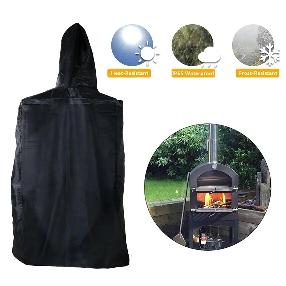 

Garden BBQ Dust Cover Outdoor Courtyard Patio Pizza Oven Cover Waterproof Sunscreen Case 160x37x50cm Garden Tool