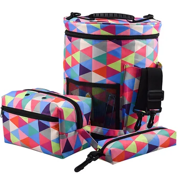 

Yarn Wool DIY Storage Case Household Tote Storage Bag for Crochet Hook Knitting Needle DIY Needlework Crochet Bag