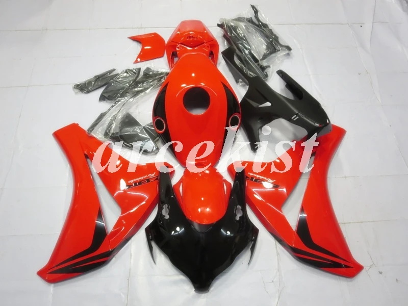 ABS литья под давлением мотоцикл обтекатели комплект Подходит для Honda CBR1000RR 08 09 10 11 2008-2011 набор кузова красный черный
