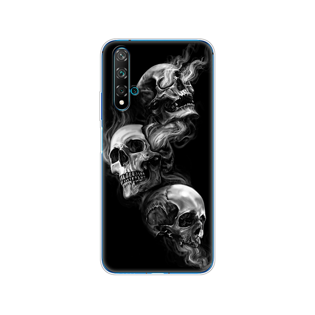 For Huawei Nova 5T Case Soft TPU Back Silicon Phone Cover For Nova5T 5 T YAL-L21 6.26'' Fundas Coque Bumper Skin shockproof