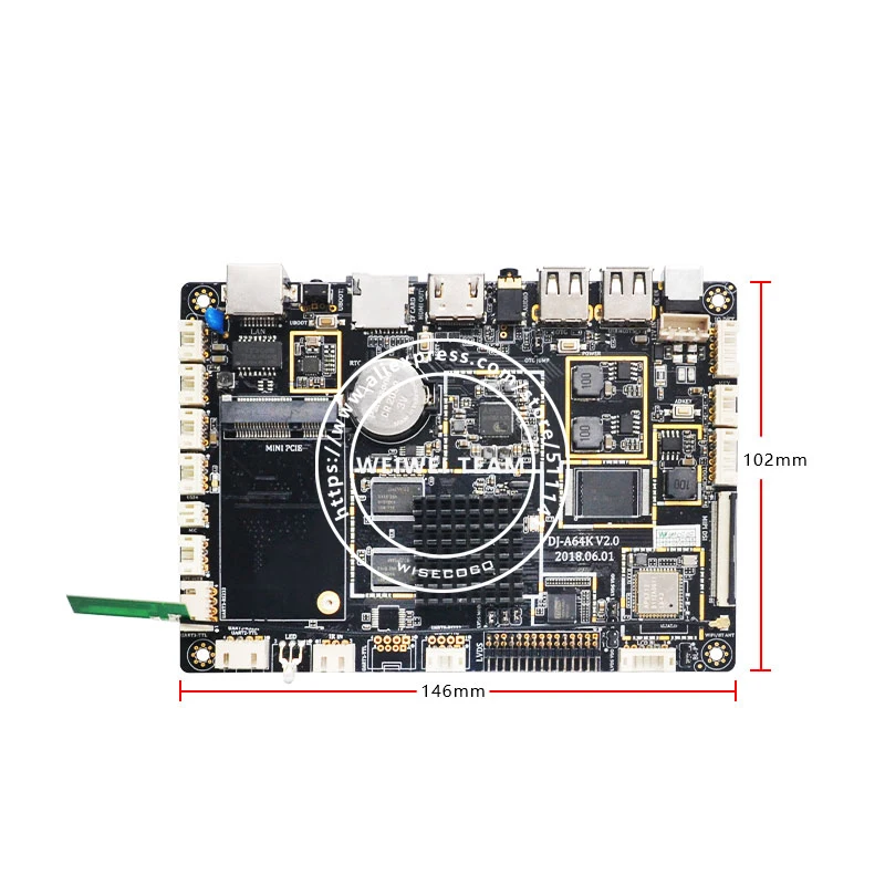 HSD123KPW1-A30 lcd screen with touch panel and android board (10)