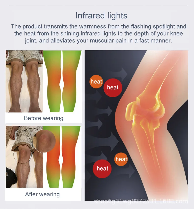 KNEE MASSAGER WITH HEAT