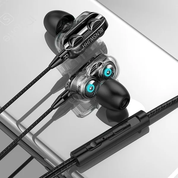 6D стерео наушники-вкладыши с высоким басом проводные 3 5 мм металлические Hi-Fi