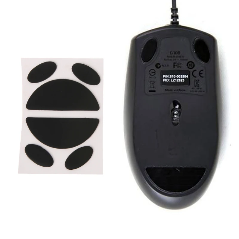 

Mouse skates for Logitech 2Sets 0.6mm Thickness Replacement Mouse Feet Skates for Logitech G100 G100S dropshipping