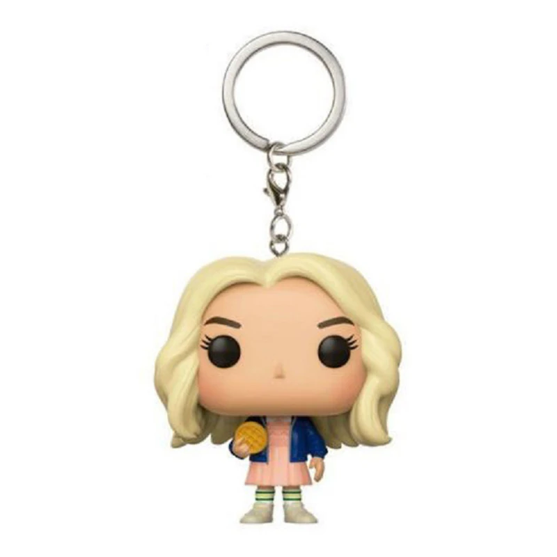 ELEVEN 1 Новейшие странные вещи ELEVEN dutin Barb Demogorgon экшн-брелок в виде фигуры брелок-игрушка кольца Подвески подарок для детей - Цвет: ELEVEN 1