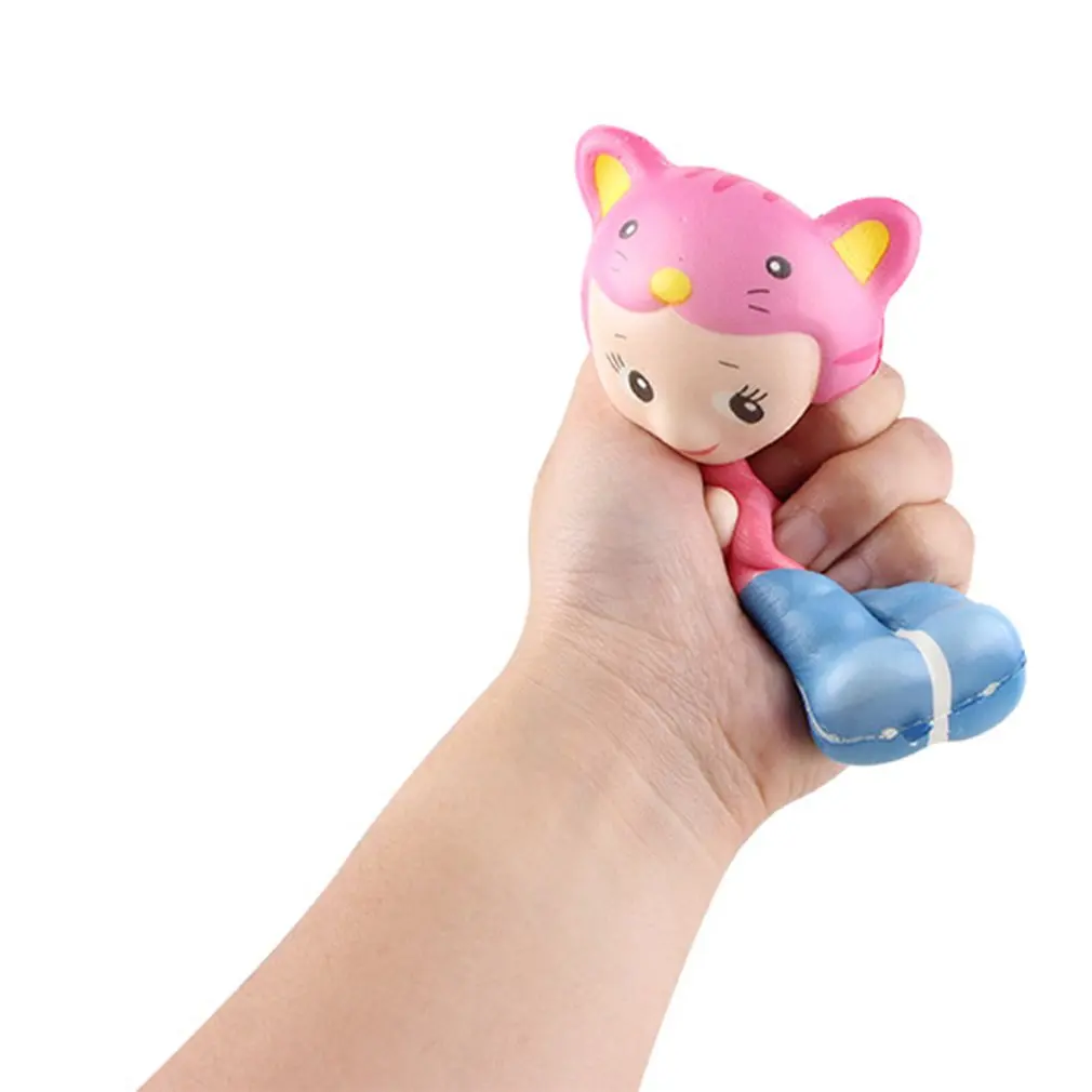 Игрушечная игрушка из пенопласта с изображением головы животного, медленно восстанавливающая декомпрессионная игрушка, украшение из пенопласта, расслабленная игрушка, образец торта
